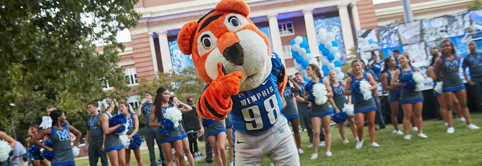 Campus pride event outside